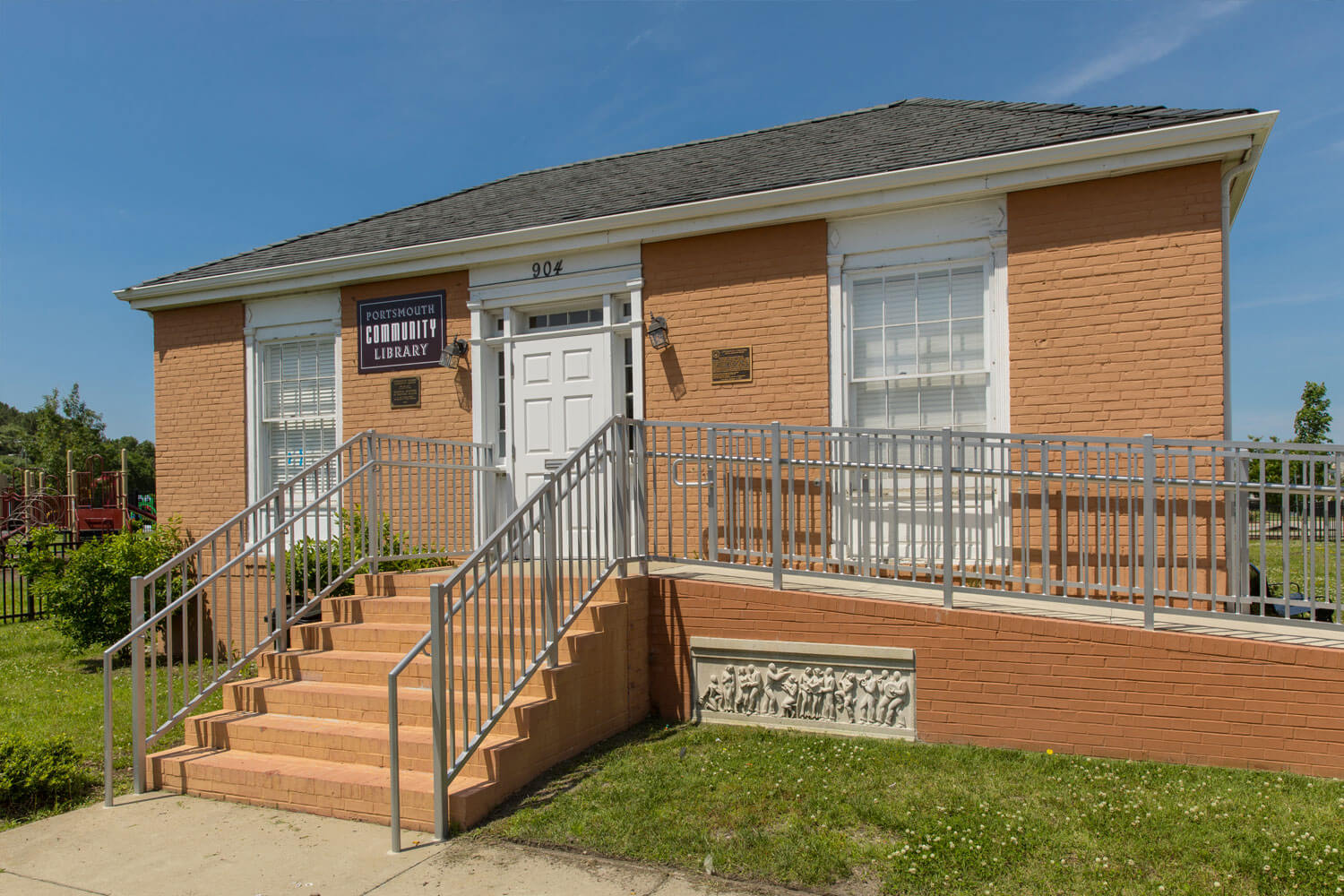 The Portsmouth Colored Community Library Museum building.