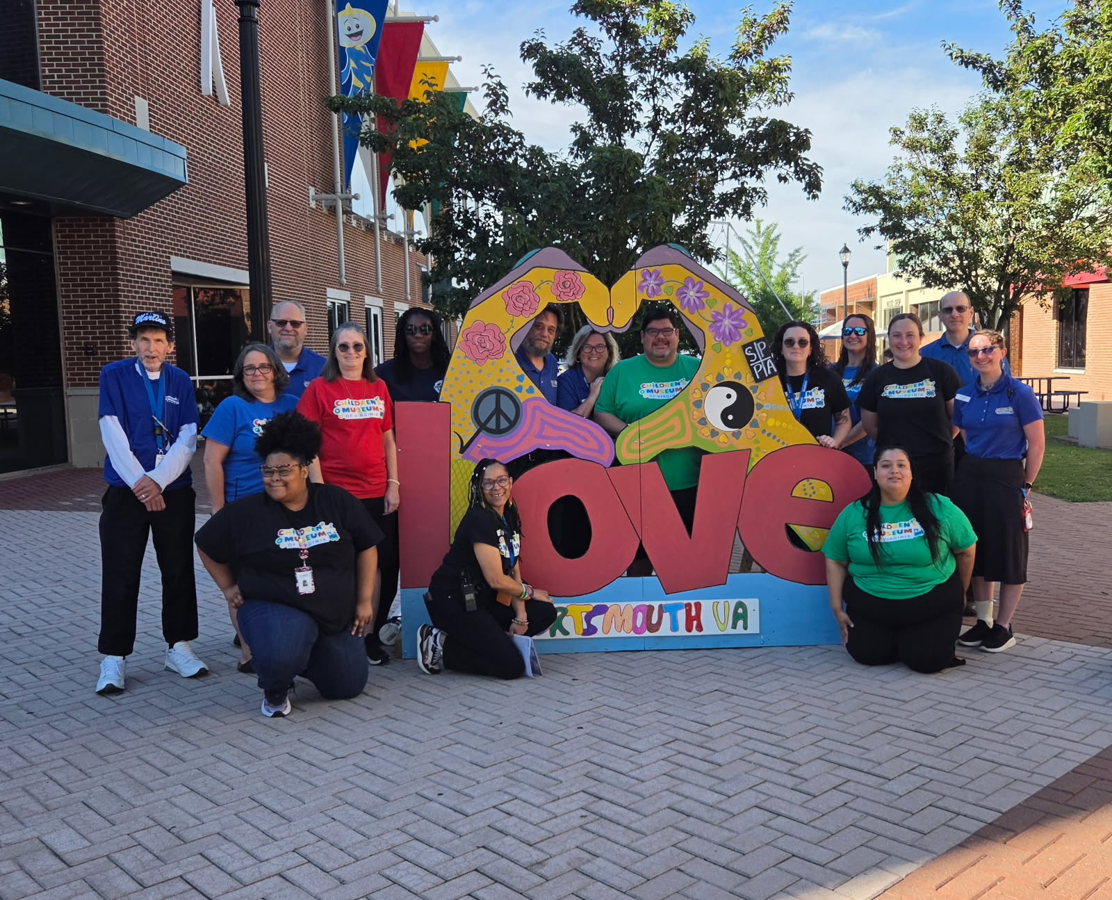 A few of the Portsmouth Museums employees.